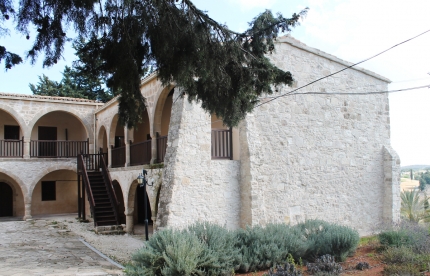 Монастырь Ставрос тис Минтас в деревне Цада на Кипре